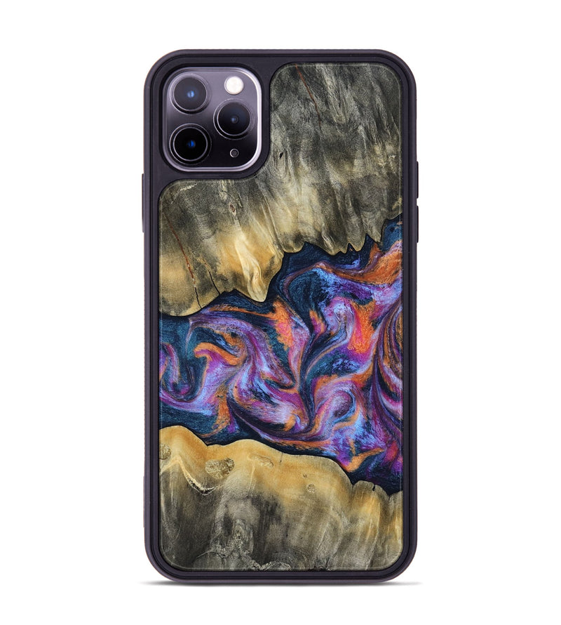 iPhone 11 Pro Max Wood Phone Case - Elma (Blue, 815337)