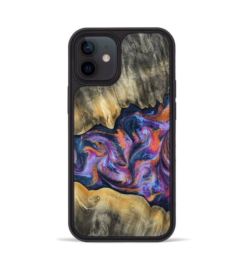 iPhone 12 Wood Phone Case - Elma (Blue, 815337)