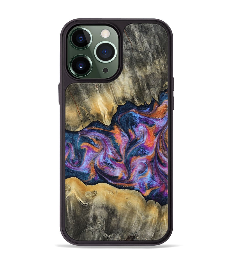 iPhone 13 Pro Max Wood Phone Case - Elma (Blue, 815337)