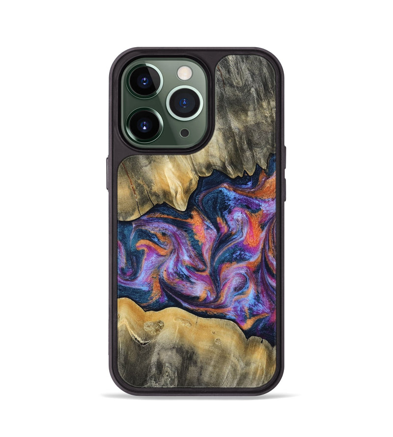 iPhone 13 Pro Wood Phone Case - Elma (Blue, 815337)