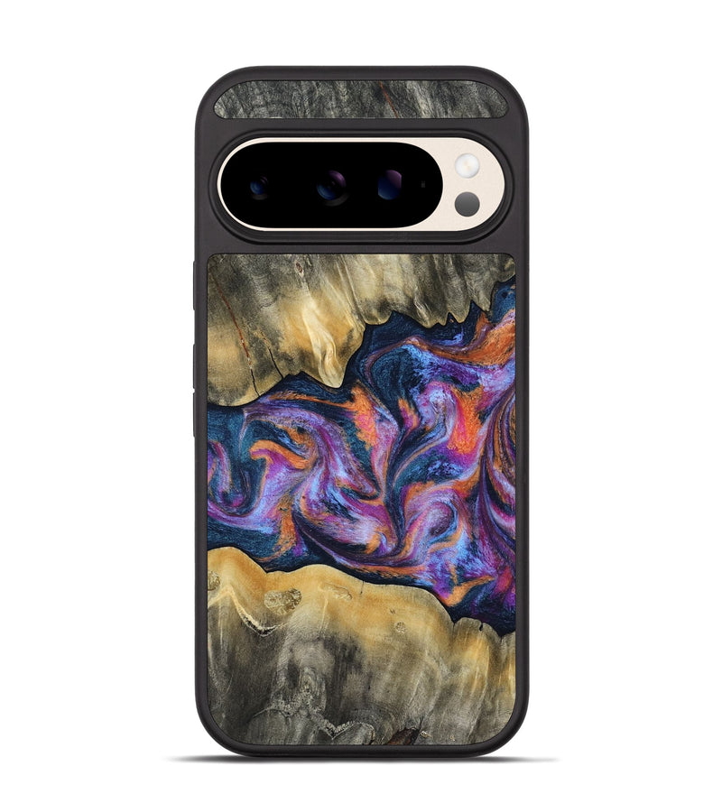Pixel 10 Wood Phone Case - Elma (Blue, 815337)