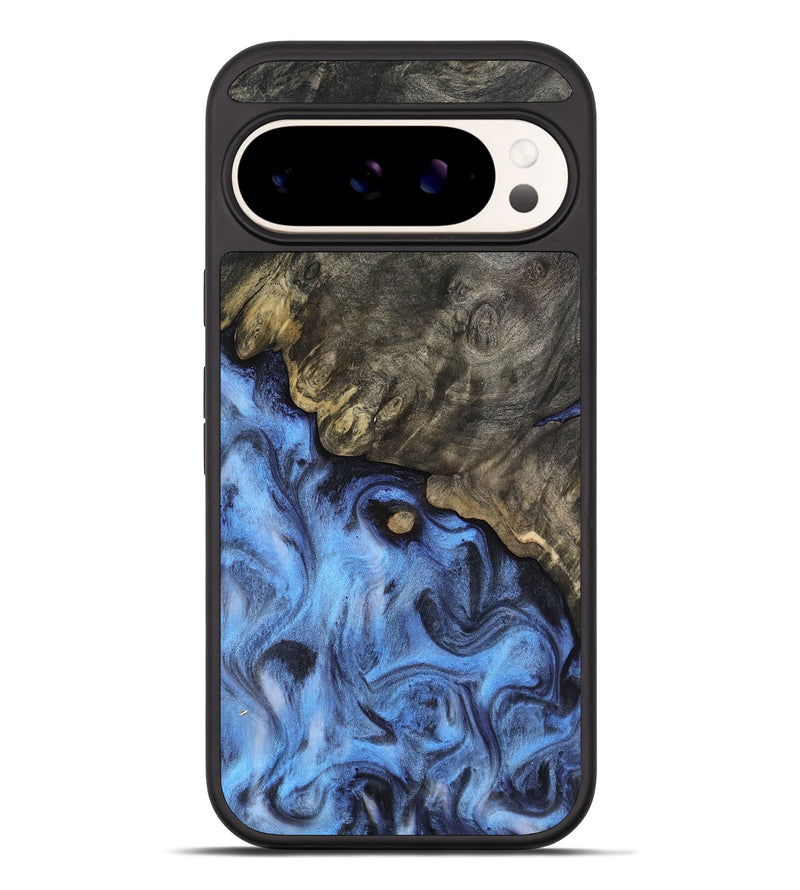 Pixel 10 Pro XL Wood Phone Case - Clement (Blue, 815338)