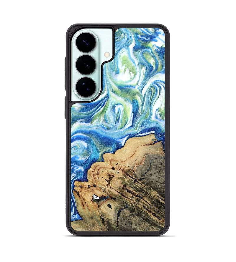 Galaxy S26 Plus Wood Phone Case - Heidy (Blue, 815339)
