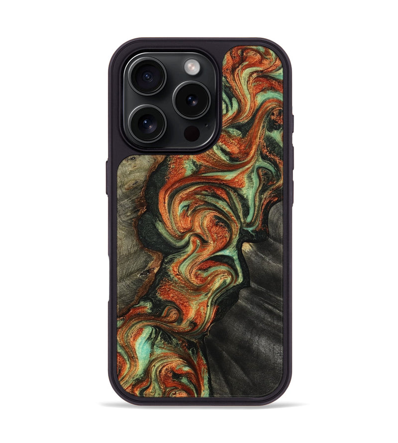 iPhone 16 Pro Wood Phone Case - Jalyn (Green, 815342)