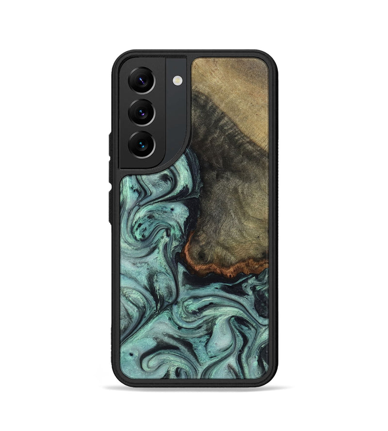 Galaxy S22 Wood Phone Case - Enzo (Green, 815344)