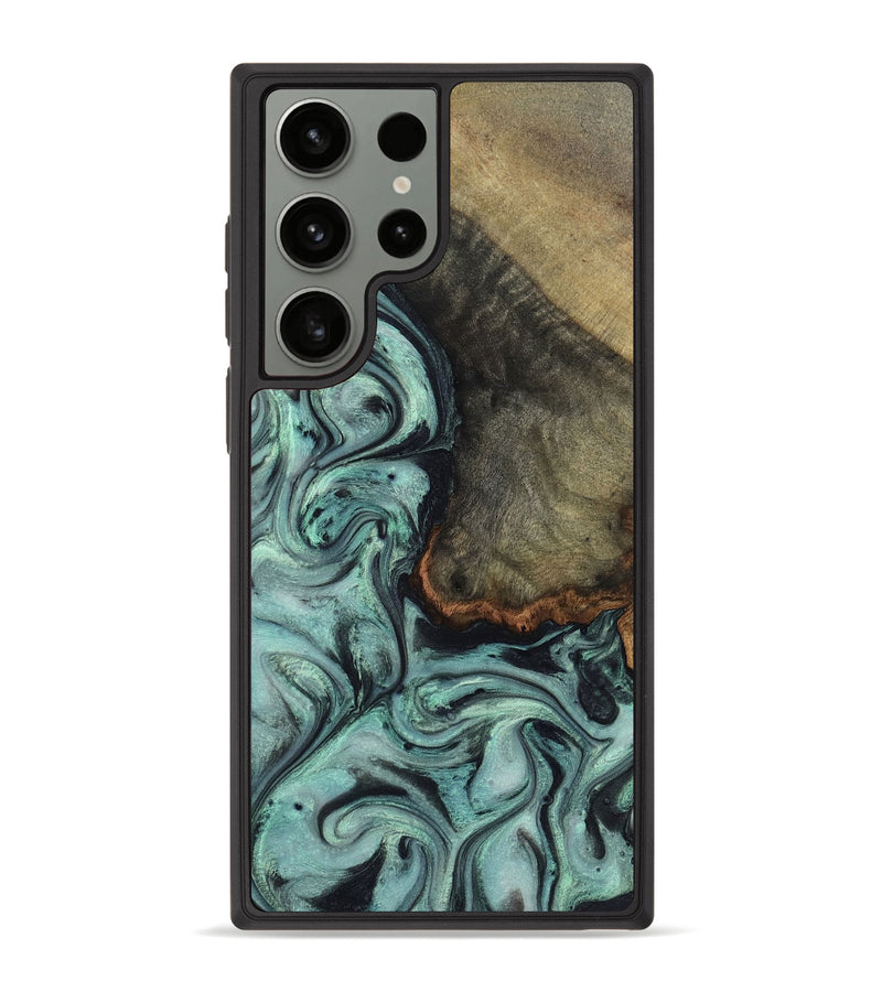 Galaxy S23 Ultra Wood Phone Case - Enzo (Green, 815344)