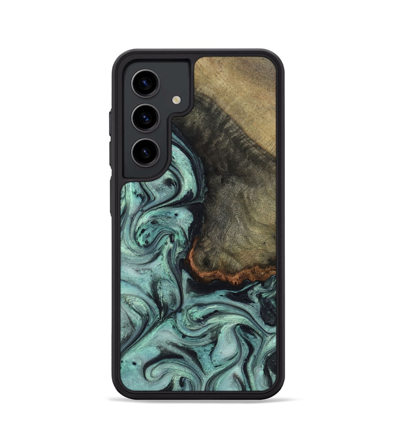 Galaxy S24 Wood Phone Case - Enzo (Green, 815344)