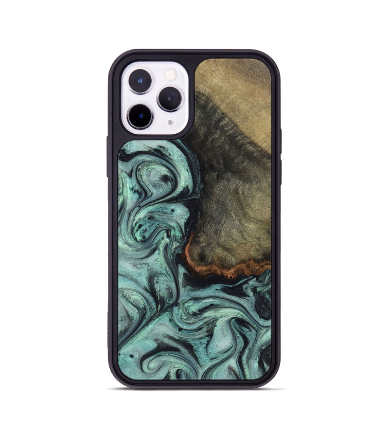 iPhone 11 Pro Wood Phone Case - Enzo (Green, 815344)