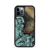 iPhone 12 Pro Wood Phone Case - Enzo (Green, 815344)