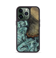 iPhone 13 Pro Wood Phone Case - Enzo (Green, 815344)