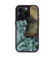 iPhone 15 Pro Wood Phone Case - Enzo (Green, 815344)
