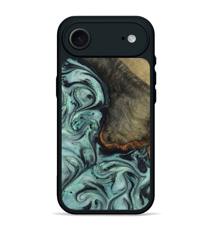 iPhone 17 Air Wood Phone Case - Enzo (Green, 815344)