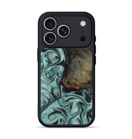 iPhone 17 Pro Wood Phone Case - Enzo (Green, 815344)
