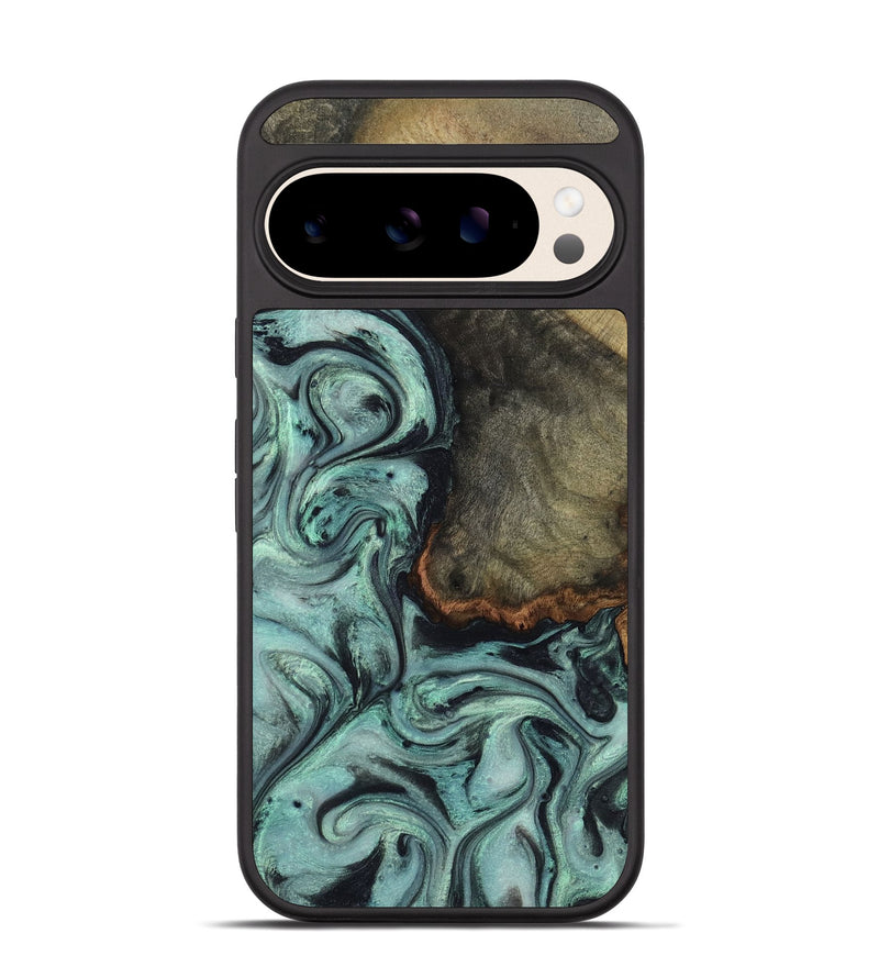 Pixel 10 Pro Wood Phone Case - Enzo (Green, 815344)