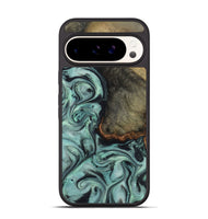 Pixel 9 Pro Wood Phone Case - Enzo (Green, 815344)