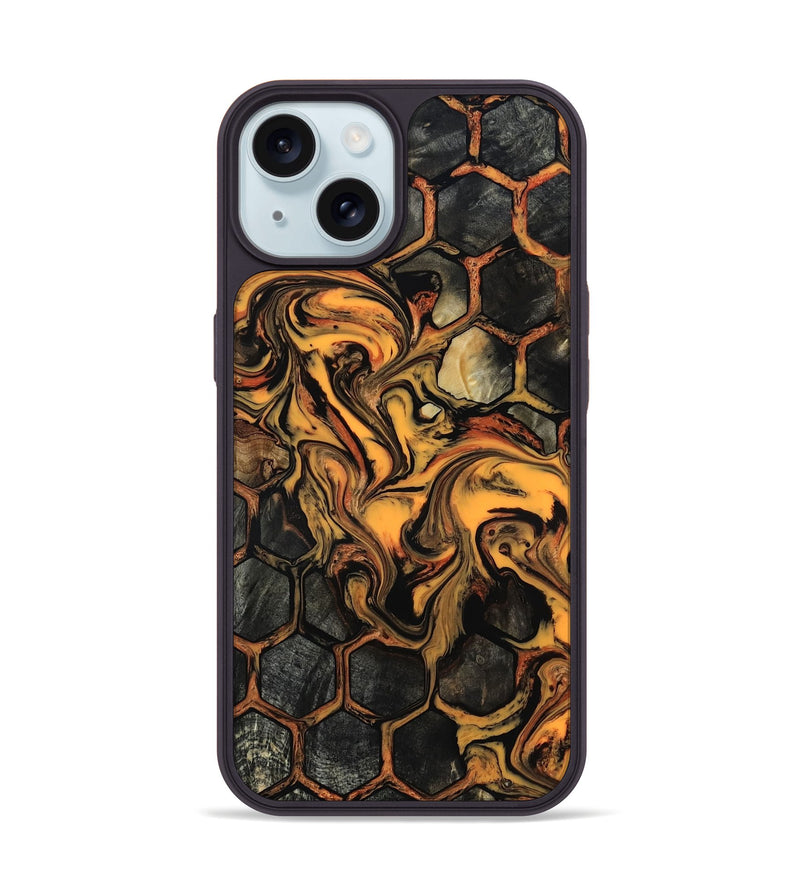 iPhone 15 Wood Phone Case - Ryann (Pattern, 815352)