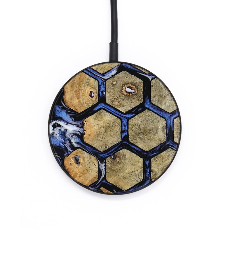 Circle Wood Wireless Charger - Shelby (Pattern, 815358)