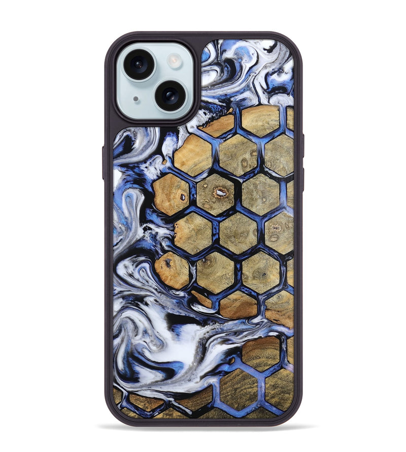 iPhone 15 Plus Wood Phone Case - Shelby (Pattern, 815358)