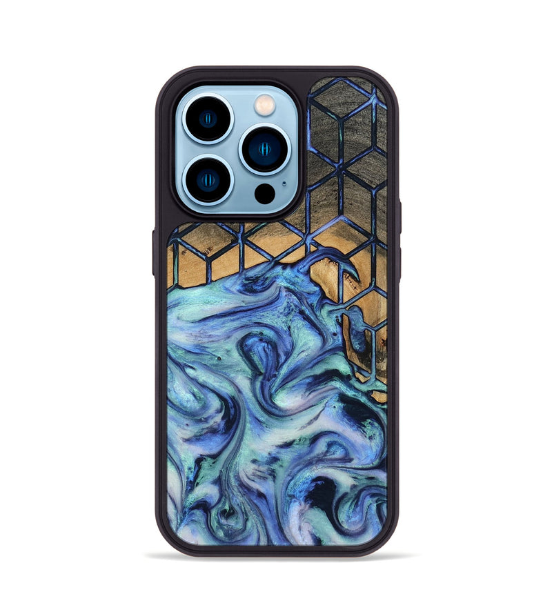 iPhone 14 Pro Wood Phone Case - Alma (Pattern, 815366)
