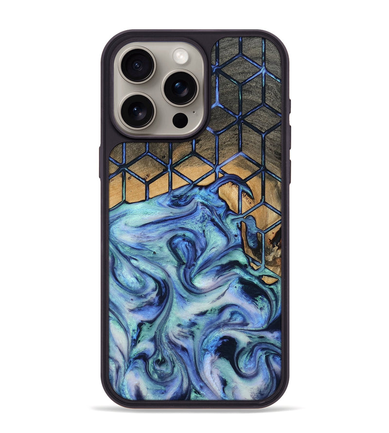 iPhone 15 Pro Max Wood Phone Case - Alma (Pattern, 815366)