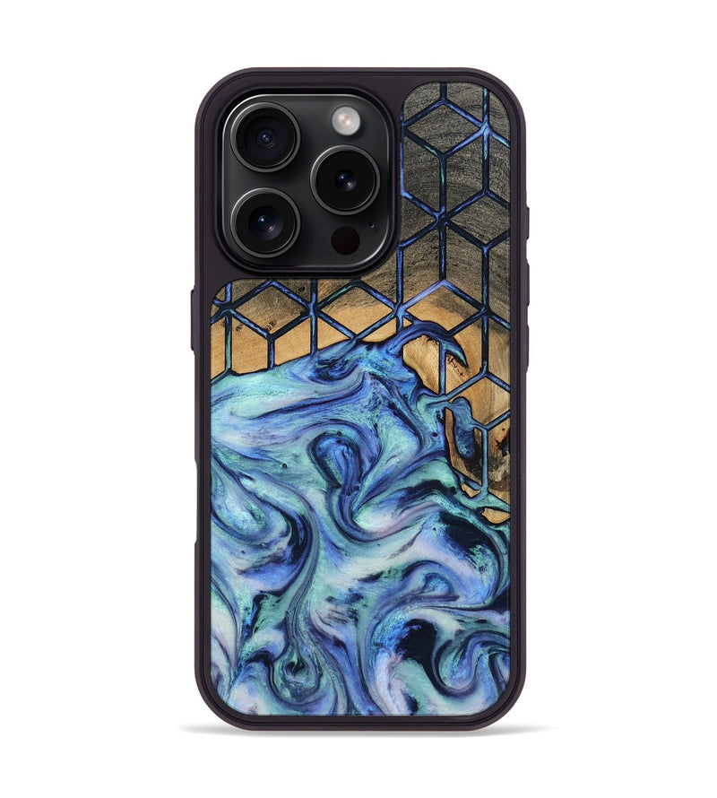 iPhone 16 Pro Wood Phone Case - Alma (Pattern, 815366)