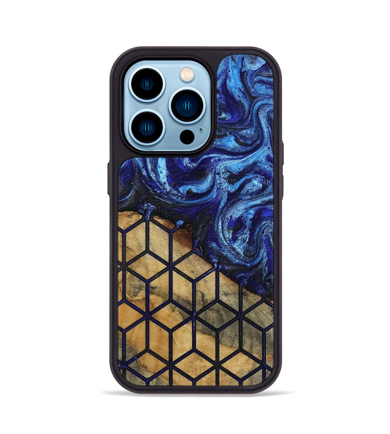 iPhone 14 Pro Wood Phone Case - Elowyn (Pattern, 815387)
