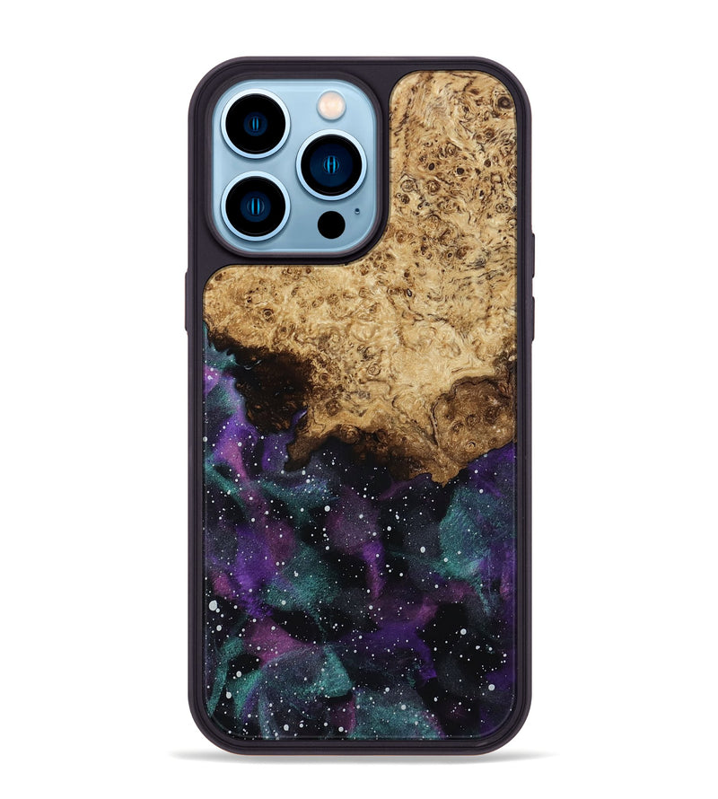 iPhone 14 Pro Max Wood Phone Case - Shaniya (Cosmos, 815402)