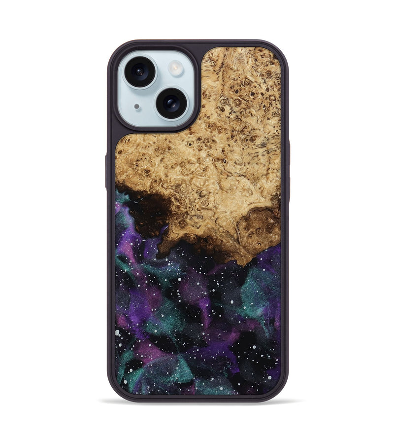 iPhone 15 Wood Phone Case - Shaniya (Cosmos, 815402)