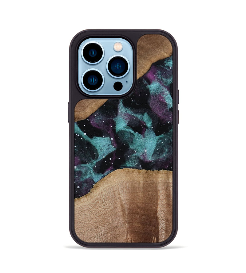 iPhone 14 Pro Wood Phone Case - Alice (Cosmos, 815428)