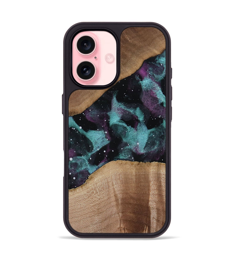 iPhone 16 Wood Phone Case - Alice (Cosmos, 815428)