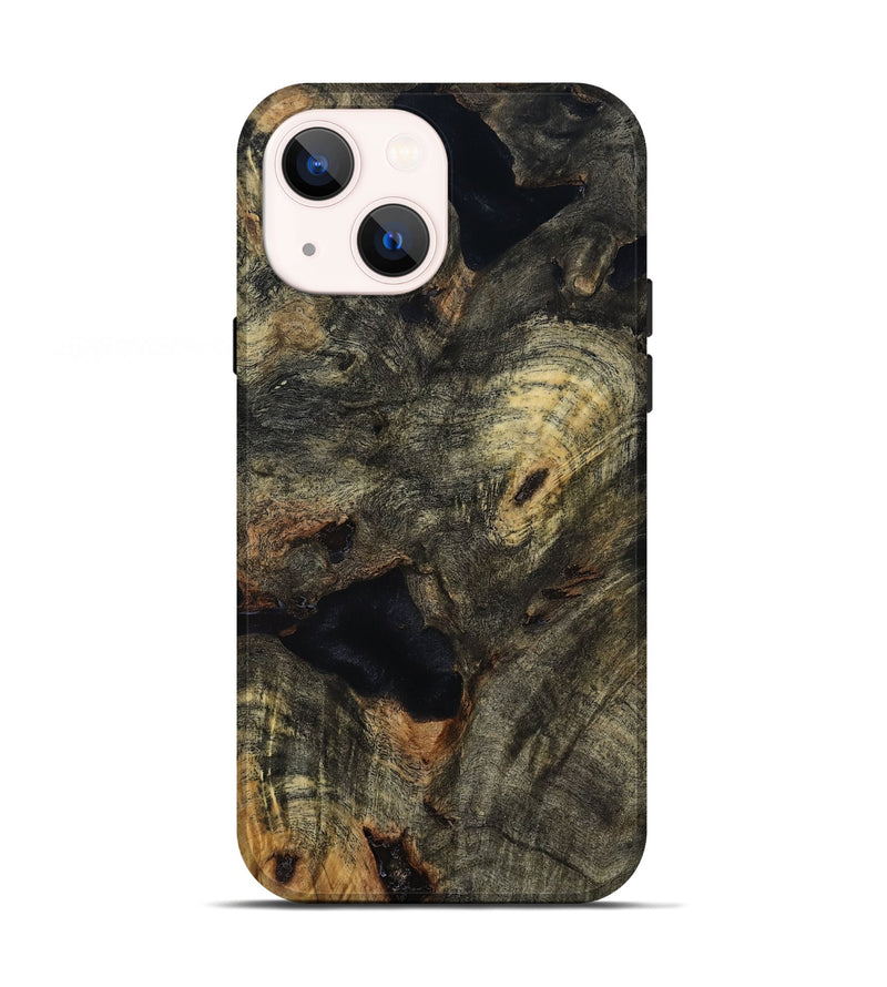 iPhone 13 Wood Live Edge Phone Case - Zain (Clear, 815440)