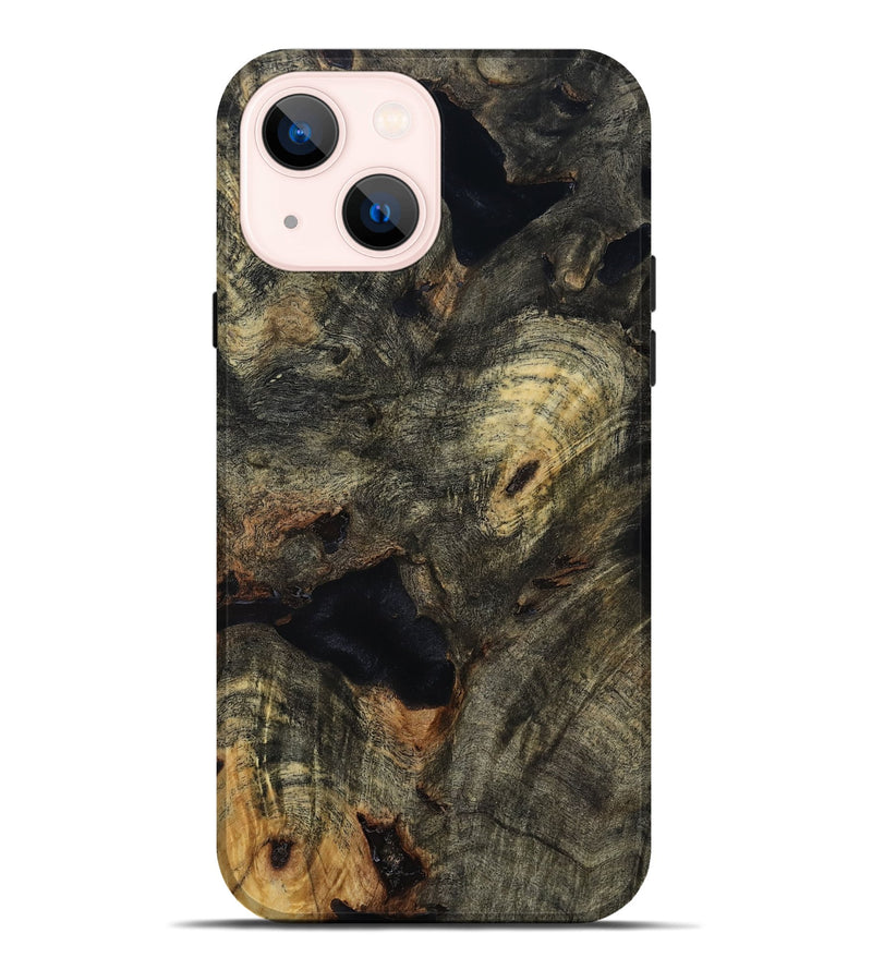 iPhone 14 Plus Wood Live Edge Phone Case - Zain (Clear, 815440)