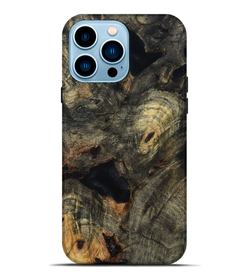 iPhone 14 Pro Max Wood Live Edge Phone Case - Zain (Clear, 815440)