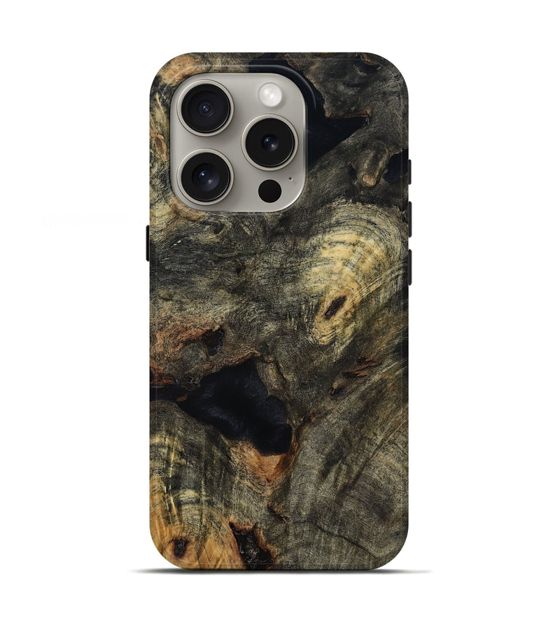 iPhone 16 Pro Wood Live Edge Phone Case - Zain (Clear, 815440)