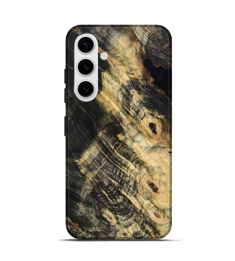 Galaxy S25 Wood Live Edge Phone Case - Kwame (Wood Burl, 815450)