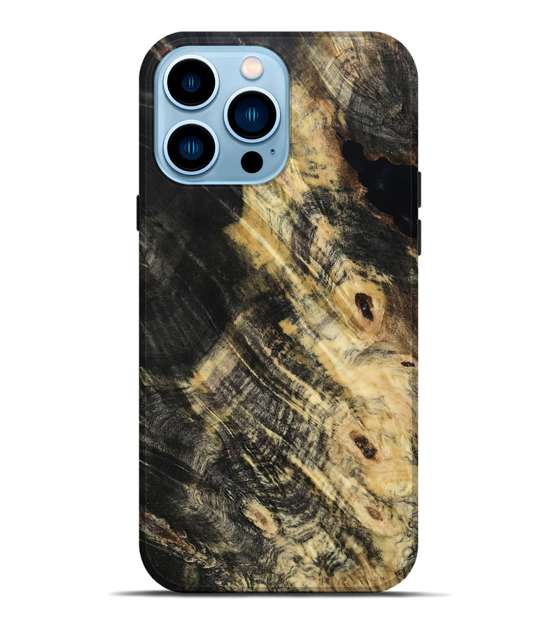 iPhone 14 Pro Max Wood Live Edge Phone Case - Kwame (Wood Burl, 815450)