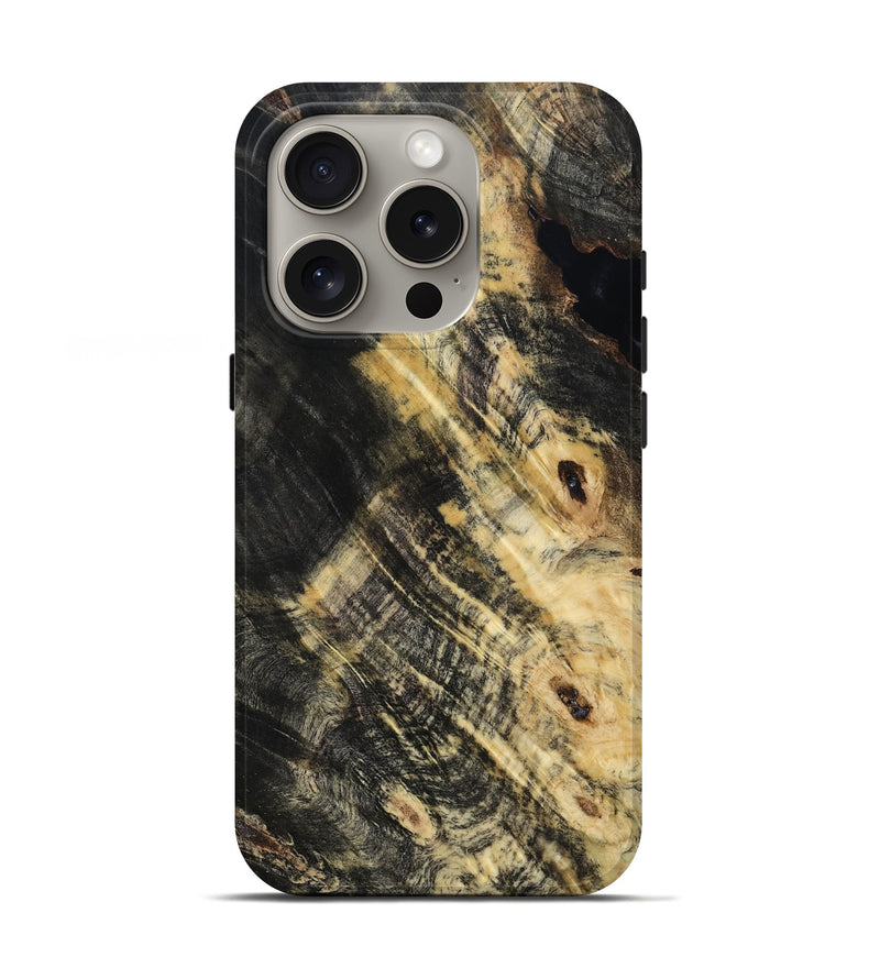 iPhone 16 Pro Wood Live Edge Phone Case - Kwame (Wood Burl, 815450)