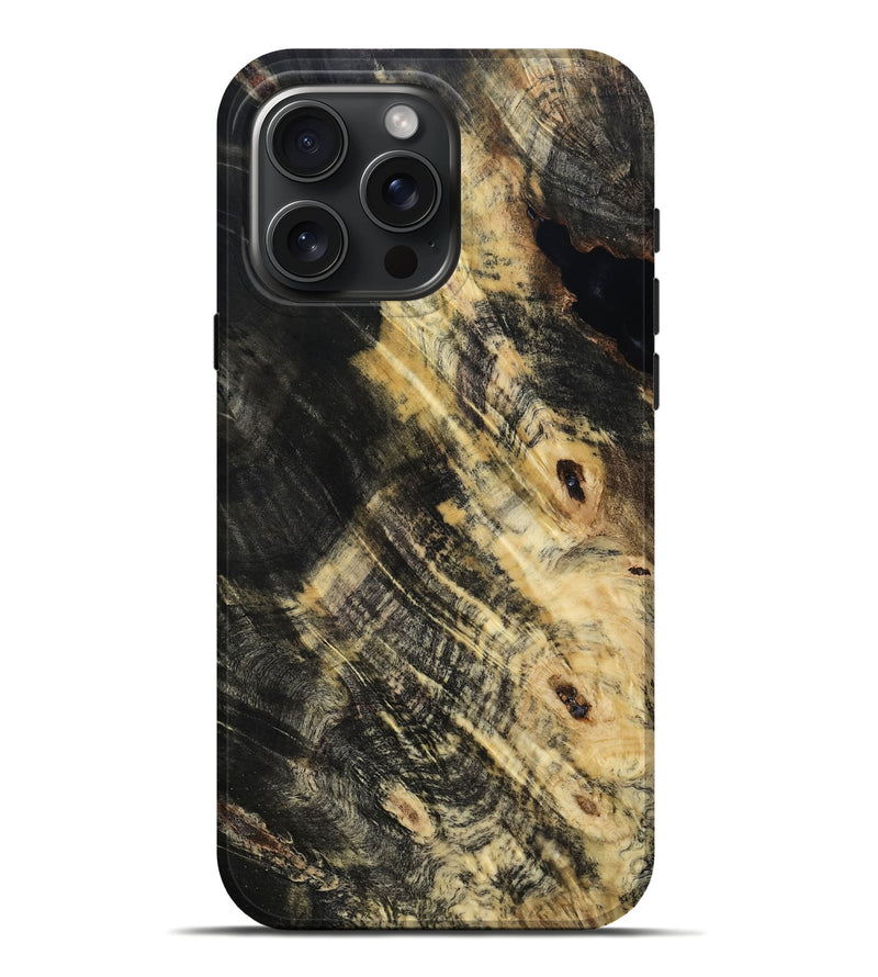 iPhone 16 Pro Max Wood Live Edge Phone Case - Kwame (Wood Burl, 815450)