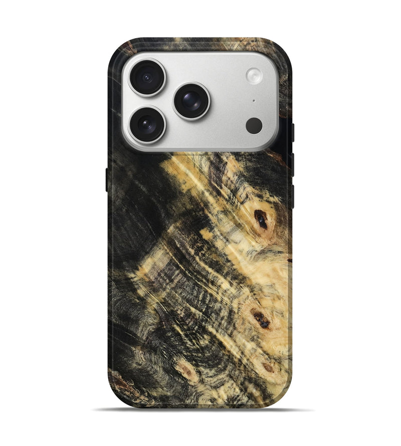 iPhone 17 Pro Wood Live Edge Phone Case - Kwame (Wood Burl, 815450)