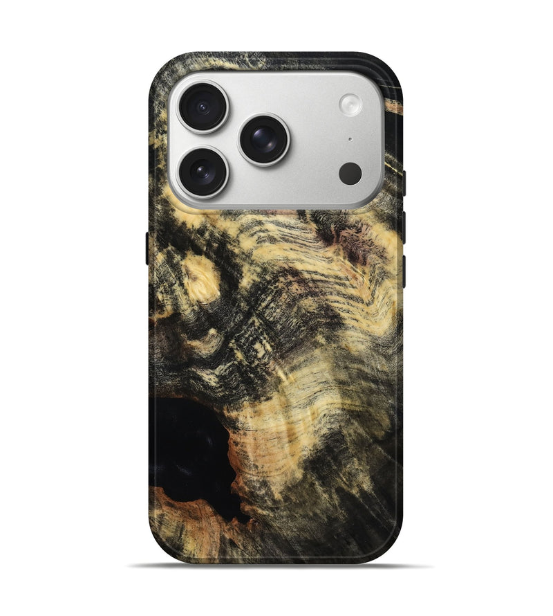 iPhone 17 Pro Wood Live Edge Phone Case - Fannie (Wood Burl, 815453)