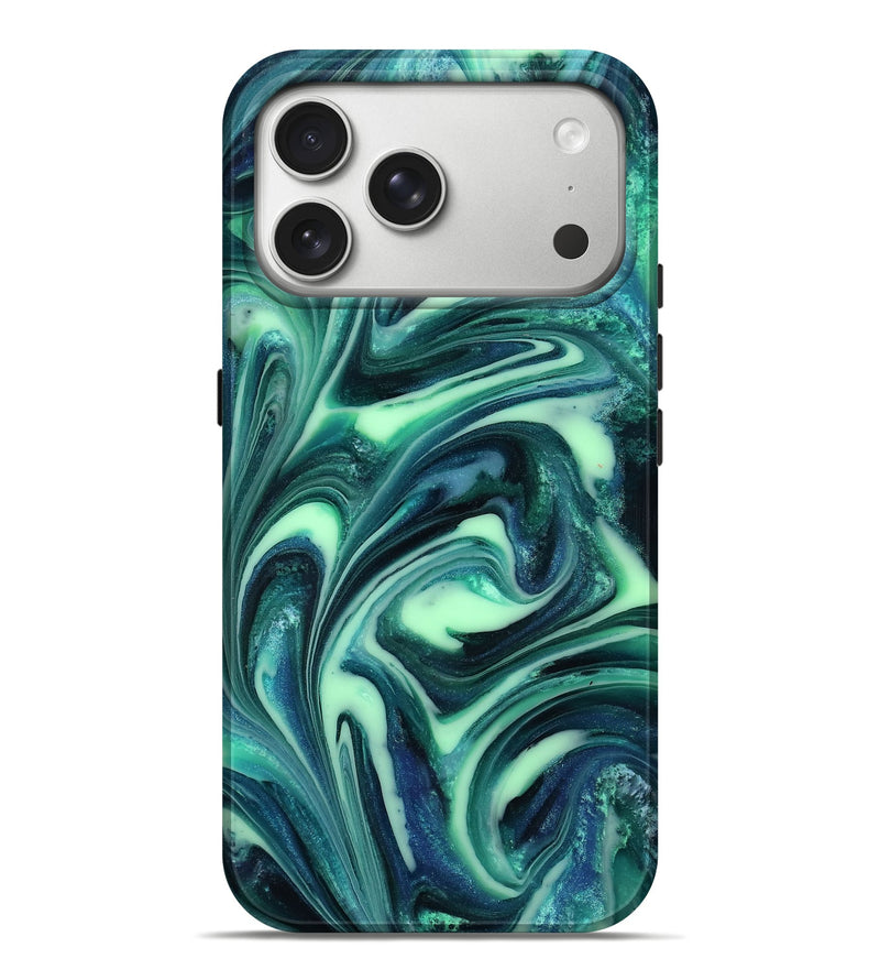 iPhone 17 Pro Max ResinArt Live Edge Phone Case - Keith (Black & White, 815457)