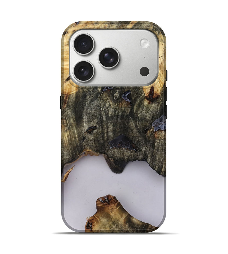 iPhone 17 Pro Wood Live Edge Phone Case - Elmo (Clear, 815462)