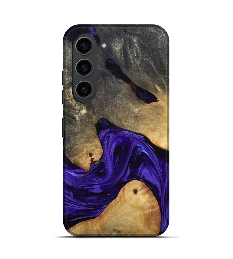 Galaxy S23 Wood Live Edge Phone Case - Danika (Purple, 815471)