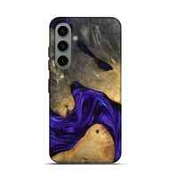 Galaxy S24 Wood Live Edge Phone Case - Danika (Purple, 815471)