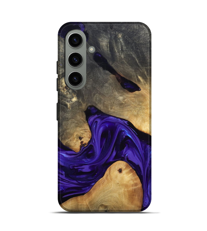 Galaxy S24 Wood Live Edge Phone Case - Danika (Purple, 815471)