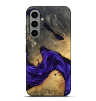 Galaxy S24 Plus Wood Live Edge Phone Case - Danika (Purple, 815471)