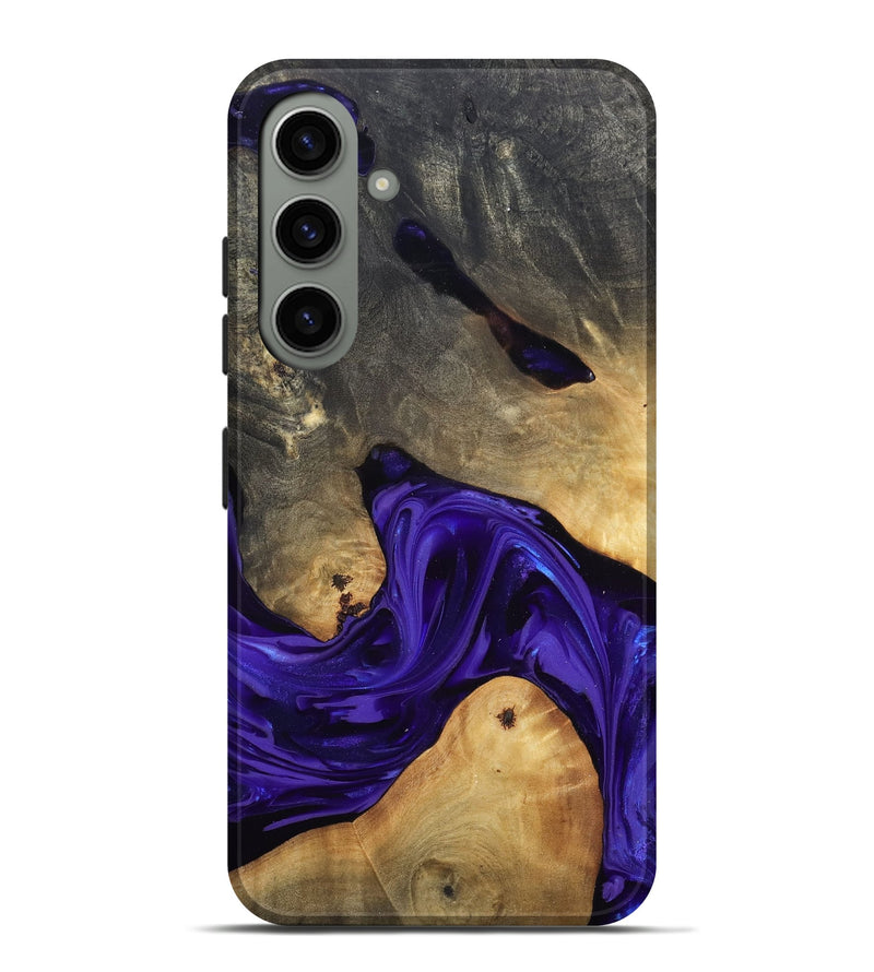 Galaxy S24 Plus Wood Live Edge Phone Case - Danika (Purple, 815471)