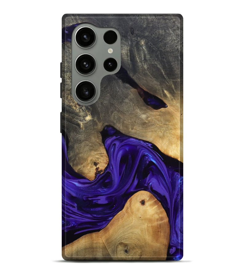 Galaxy S24 Ultra Wood Live Edge Phone Case - Danika (Purple, 815471)