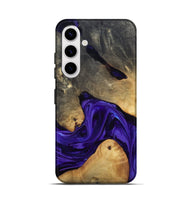 Galaxy S25 Wood Live Edge Phone Case - Danika (Purple, 815471)