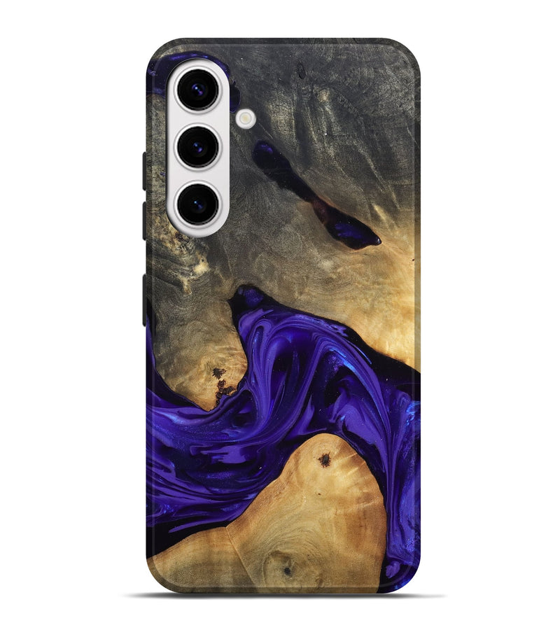 Galaxy S25 Plus Wood Live Edge Phone Case - Danika (Purple, 815471)
